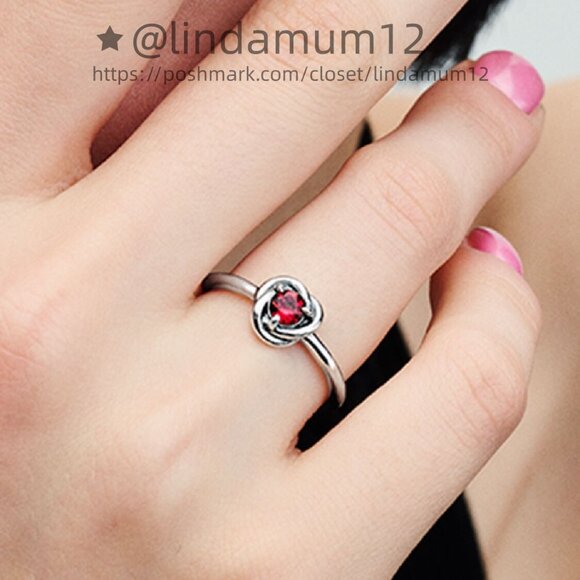 Pandora July Birthstone Eternity Circle Ring - Picture 4 of 5